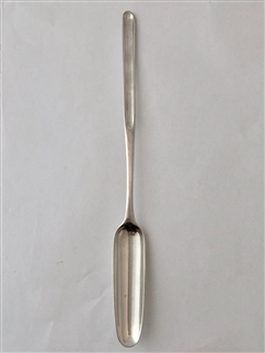 Antique Hallmarked Sterling Silver George III Marrow Scoop c.1775