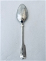 Antique Sterling Silver Victorian Fiddle Patten Tea Spoon 1847