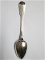 Antique William IV Hallmarked Sterling Silver Fiddle Pattern Table Spoon, 1831