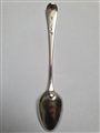 Antique George III Sterling Silver Old English Pattern Teaspoon, 1784