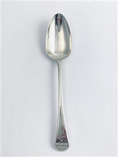 Antique George III Hallmarked Sterling Silver Old English Pattern Tablespoon 1792