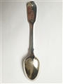 Antique Victorian Hallmarked Sterling Silver Fiddle Pattern Dessert Spoon 1846