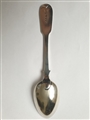 Antique Victorian Exeter Hallmarked Sterling Silver Fiddle Pattern Dessert Spoon 1846