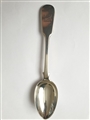 Antique Victorian Exeter Hallmarked Sterling Silver Fiddle Pattern Dessert Spoon 1846