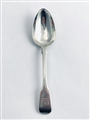 Antique George IV Hallmarked Sterling Silver Fiddle Pattern Dessert Spoon 1830