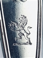 Antique Victorian Hallmarked Sterling Silver Fiddle Thread & Shell Pattern Teaspoon 1838