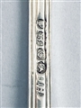 Antique Victorian Hallmarked Sterling Silver Fiddle Thread & Shell Pattern Teaspoon 1838