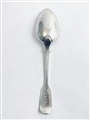 Antique Victorian Hallmarked Sterling Silver Fiddle pattern Dessert Spoon 1848