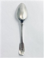 Antique George III Hallmarked Sterling Silver Fiddle pattern Teaspoon 1811