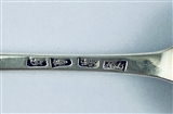 Antique George III Hallmarked Sterling Silver Old English Pattern Tablespoon Hester Bateman 1773