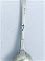 Antique George III Irish Hallmarked Sterling Silver Bright Cut Teaspoon c.1780