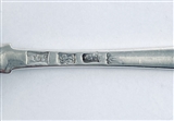 Antique George III Hallmarked Sterling Silver Winged Old English Pattern Tablespoon 1774
