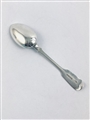 Antique Victorian Hallmarked Sterling Silver Fiddle Pattern Dessert Spoon 1874