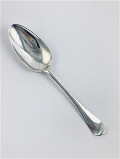 Antique George III Hallmarked Sterling Silver Hanoverian Pattern Tablespoon  1766
