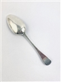 Antique George III Hallmarked Sterling Silver Hanoverian Pattern Tablespoon  1766