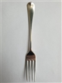 Antique George III Hallmarked Sterling Silver Old English Pattern Dessert Fork, 1812