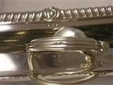 A pair of George III silver entree dishes