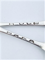 Pair Antique George II Hallmarked Sterling Silver Hanoverian Pattern Tablespoons 1756