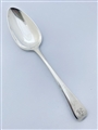 Antique George III Hallmarked Sterling Silver Old English Pattern Tablespoon 1798