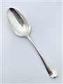 Antique George III hallmarked Sterling Silver Hanoverian pattern Tablespoon 1753