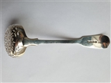 Antique William IV Hallmarked Sterling Silver Fiddle Pattern Sugar Sifter Ladle, 1833