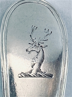 Antique Irish Sterling Silver Hallmarked Old English Thread Tablespoon Dublin 1786