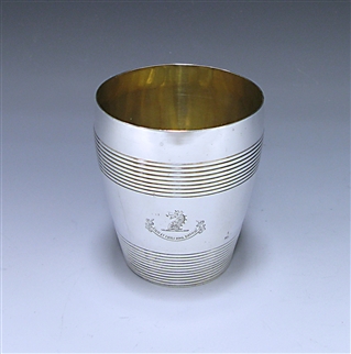 Antique Silver George III Beaker made in 1808