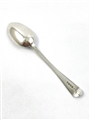 Antique Victorian Hallmarked Sterling Silver Bead Edged Dessert Spoon 1867