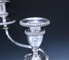 Pair of George III Antique Silver Rare Candelabra made in 1802