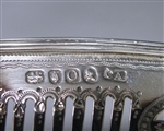 Antique Silver George III Cake Basket made in 1789