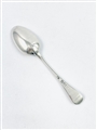 Antique Hallmarked Sterling Silver George III Hanoverian Pattern Dessert Spoon 1796