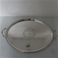 Geo III/19th Century Silver Tray London 1800 Solomon Hougham