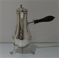 18th Century Antique Silver European Coffee Pots Circa 1770 Strasbourg Jacob Heinrich Alberti