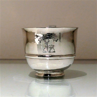 Early 18th Century Antique George I Scottish Silver Wine Cup Edinburgh 1716 Edward Penman