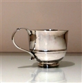 Early 18th Century Antique George I Scottish Silver Wine Cup Edinburgh 1716 Edward Penman