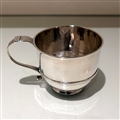Early 18th Century Antique George I Scottish Silver Wine Cup Edinburgh 1716 Edward Penman