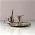 19th Century Antique Victorian Sterling Silver Chamberstick London 1882 James Garrard