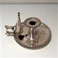 19th Century Antique Victorian Sterling Silver Chamberstick London 1882 James Garrard