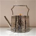 19th Century Antique Victorian Sterling Silver Kettle on Stand London 1873 Barnard Family