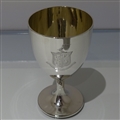 18th Century George III Antique Sterling Silver Goblet London 1796 John Robins