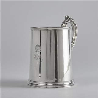 VICTORIAN SILVER PINT MUG