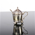 VICTORIAN SILVER-GILT MUSTARD POT