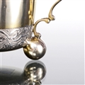 VICTORIAN SILVER-GILT MUSTARD POT