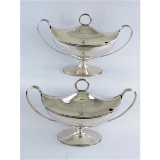 Pair of Sauce Tureens, 1802