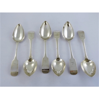 6 Cork Table Spoons, 1810