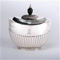 Queen Anne Style Silver Tea Caddy