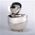 Queen Anne Style Silver Tea Caddy