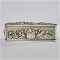 George Iii Silver Gilt Snuff Box With Hunting Scene