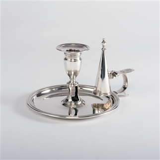 George III Silver Chamber Candlestick