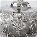 Antique Silver Rococo Style Kettle & Stand